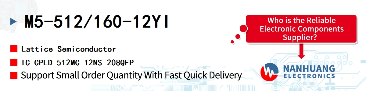 M5-512/160-12YI Lattice IC CPLD 512MC 12NS 208QFP