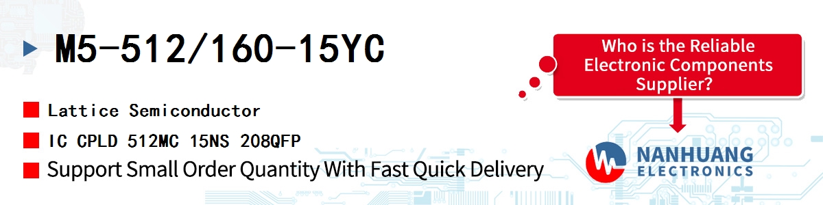 M5-512/160-15YC Lattice IC CPLD 512MC 15NS 208QFP