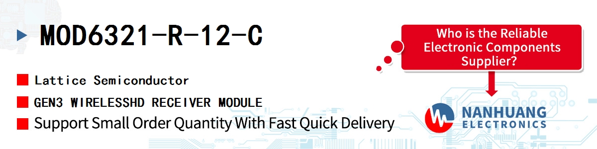 MOD6321-R-12-C Lattice GEN3 WIRELESSHD RECEIVER MODULE