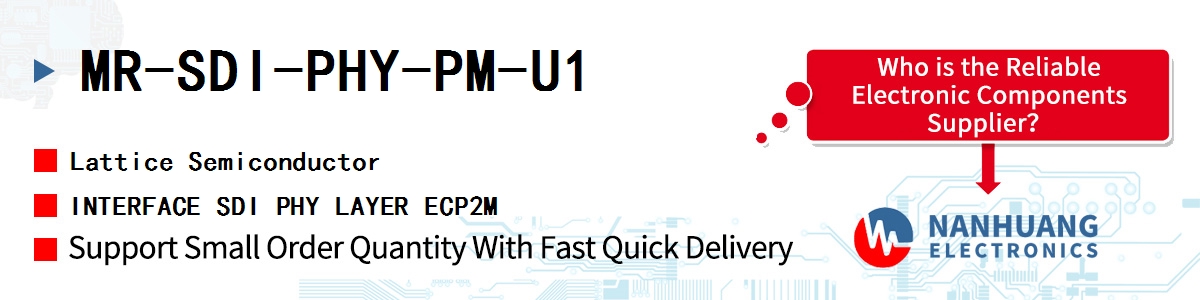 MR-SDI-PHY-PM-U1 Lattice INTERFACE SDI PHY LAYER ECP2M