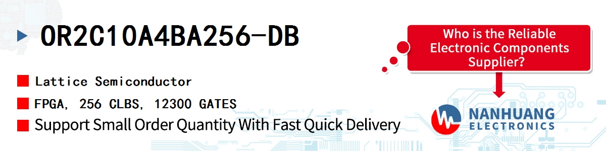 OR2C10A4BA256-DB Lattice FPGA, 256 CLBS, 12300 GATES