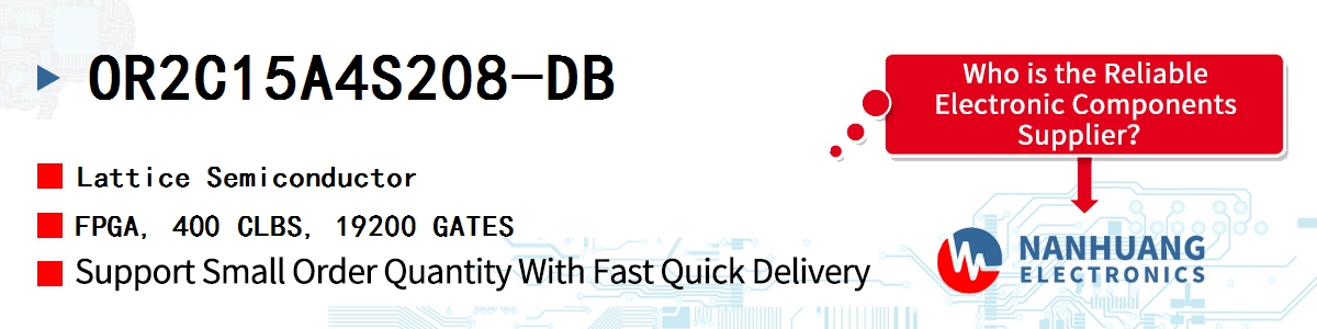 OR2C15A4S208-DB Lattice FPGA, 400 CLBS, 19200 GATES