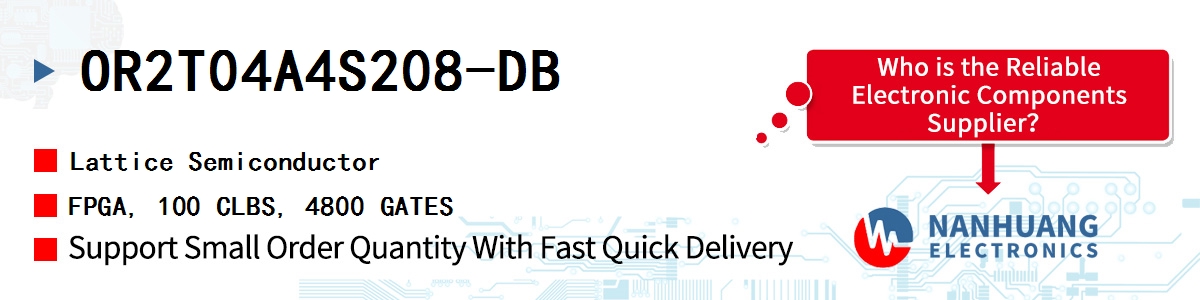 OR2T04A4S208-DB Lattice FPGA, 100 CLBS, 4800 GATES