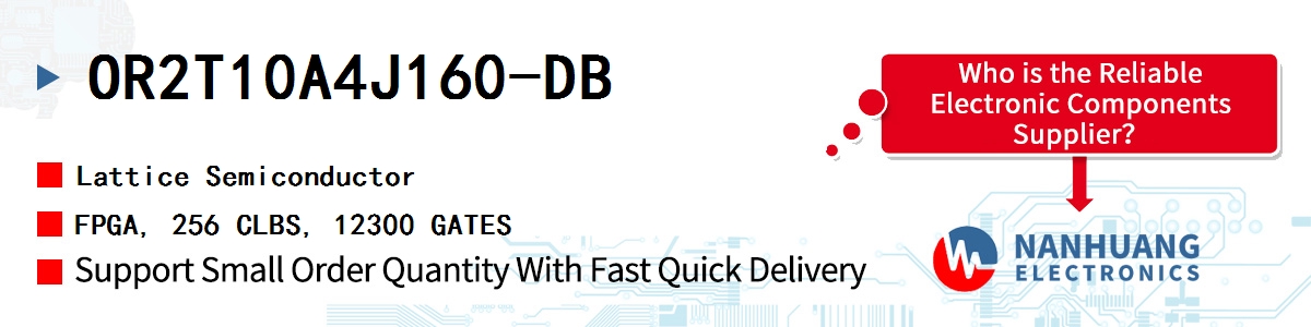 OR2T10A4J160-DB Lattice FPGA, 256 CLBS, 12300 GATES