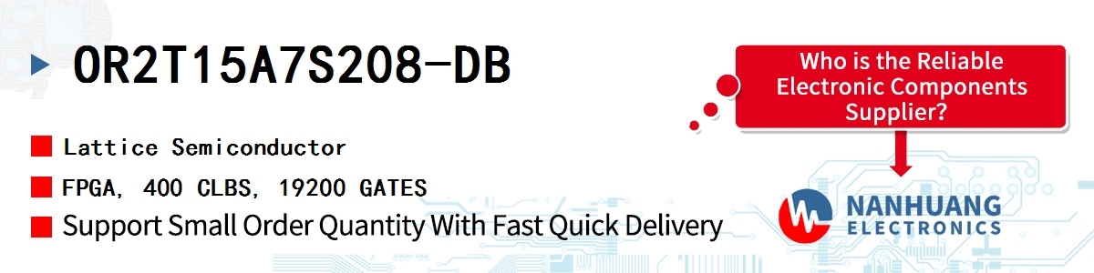 OR2T15A7S208-DB Lattice FPGA, 400 CLBS, 19200 GATES