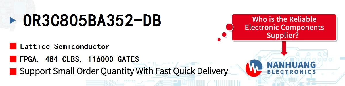 OR3C805BA352-DB Lattice FPGA, 484 CLBS, 116000 GATES