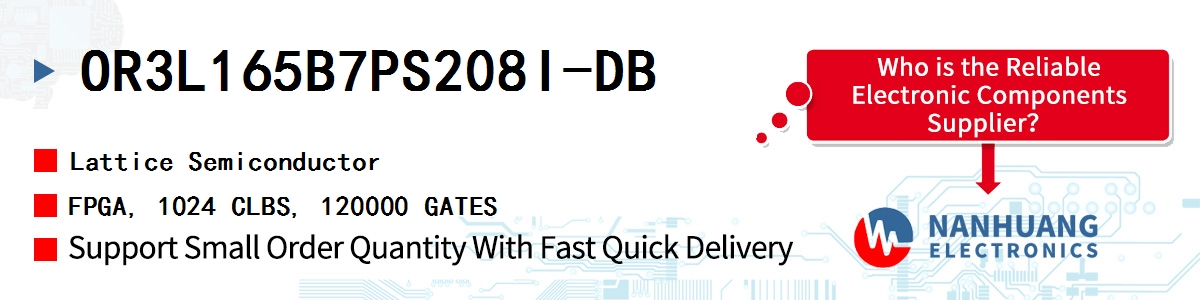 OR3L165B7PS208I-DB Lattice FPGA, 1024 CLBS, 120000 GATES