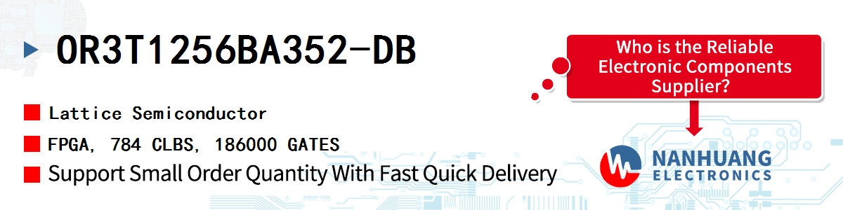 OR3T1256BA352-DB Lattice FPGA, 784 CLBS, 186000 GATES