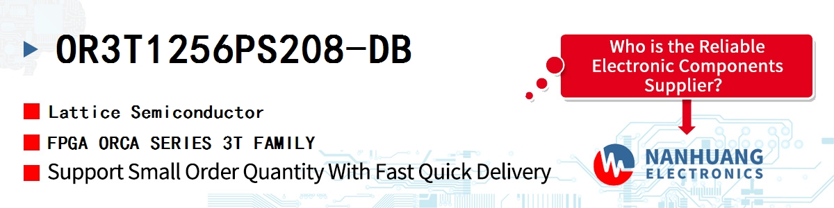 OR3T1256PS208-DB Lattice FPGA ORCA SERIES 3T FAMILY