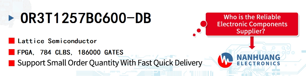 OR3T1257BC600-DB Lattice FPGA, 784 CLBS, 186000 GATES