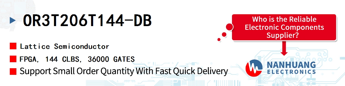 OR3T206T144-DB Lattice FPGA, 144 CLBS, 36000 GATES