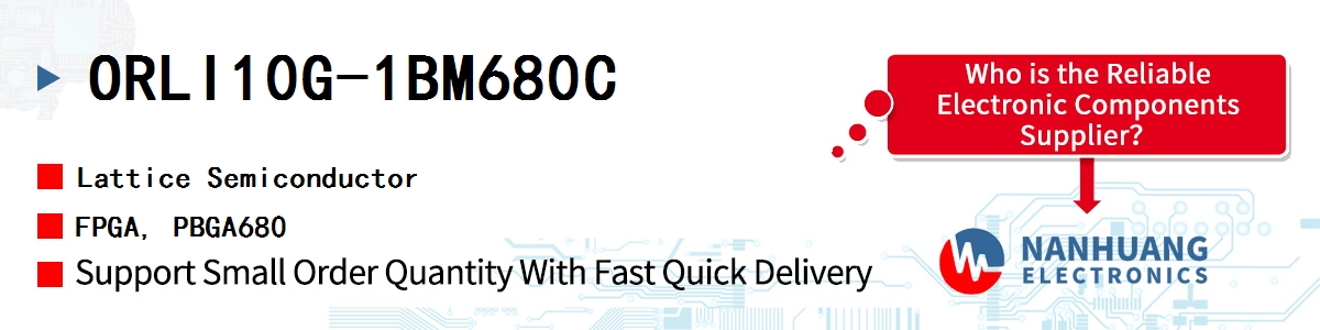 ORLI10G-1BM680C Lattice FPGA, PBGA680