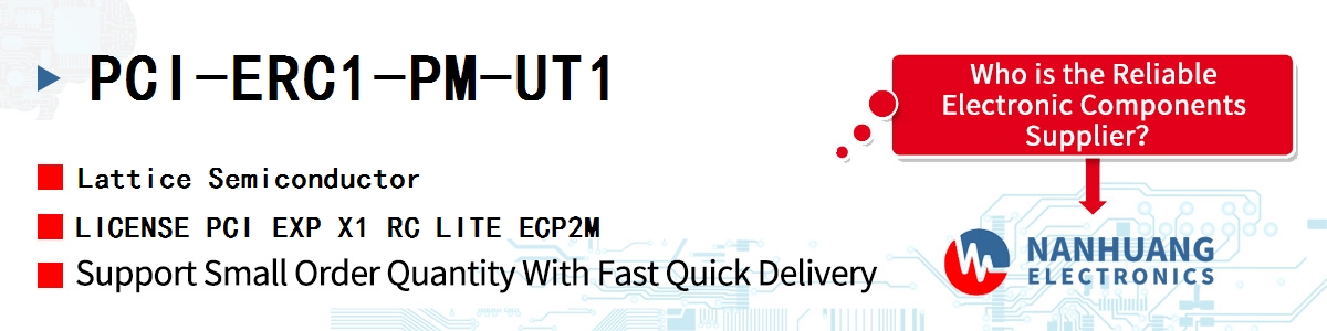 PCI-ERC1-PM-UT1 Lattice LICENSE PCI EXP X1 RC LITE ECP2M