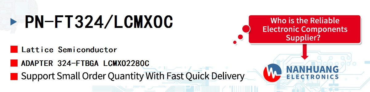 PN-FT324/LCMXOC Lattice ADAPTER 324-FTBGA LCMXO2280C