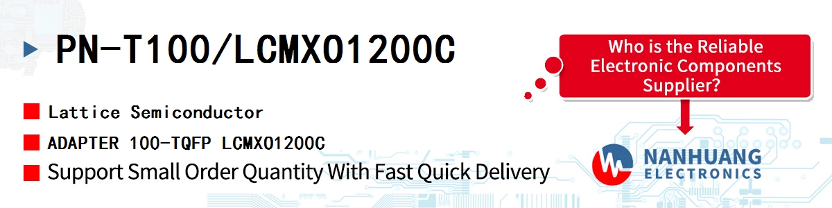 PN-T100/LCMXO1200C Lattice ADAPTER 100-TQFP LCMXO1200C