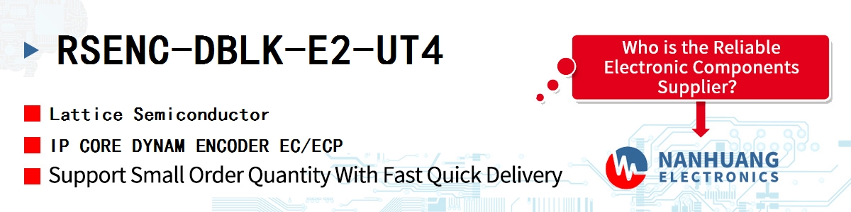 RSENC-DBLK-E2-UT4 Lattice IP CORE DYNAM ENCODER EC/ECP