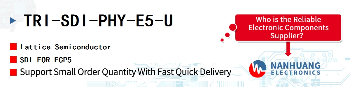 TRI-SDI-PHY-E5-U Lattice SDI FOR ECP5