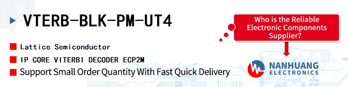 VTERB-BLK-PM-UT4 Lattice IP CORE VITERBI DECODER ECP2M