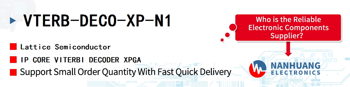 VTERB-DECO-XP-N1 Lattice IP CORE VITERBI DECODER XPGA