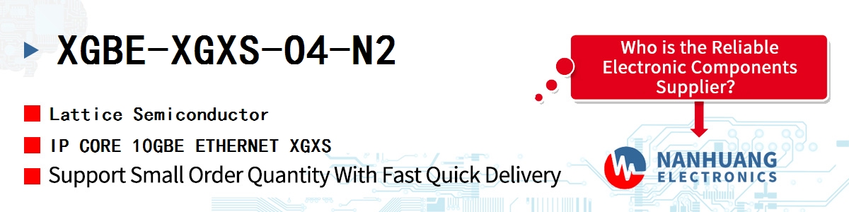 XGBE-XGXS-O4-N2 Lattice IP CORE 10GBE ETHERNET XGXS